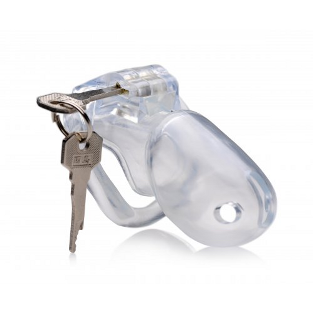Peniskäfig Clear Captor mit Schlüsseln Durchsichtig 9 cm
