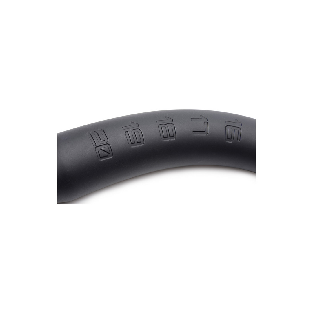 Dildo der Lange mit Struktur Silikon 55,9 x Ø 4,5 cm