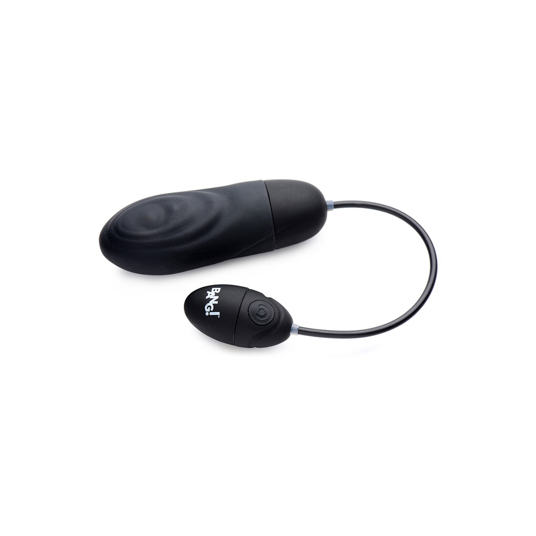 Bullet-Vibrator pulsierend Silikon mit Akku Schwarz 26 x Ø 3 cm