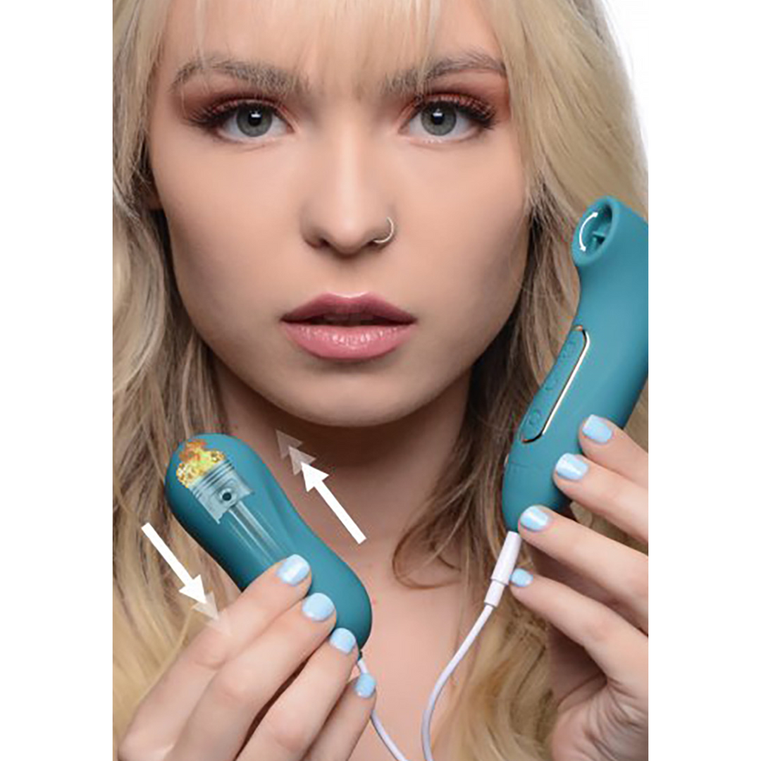 Stimulator Entwined klopfendes Ei mit Zungenfunktion Blau