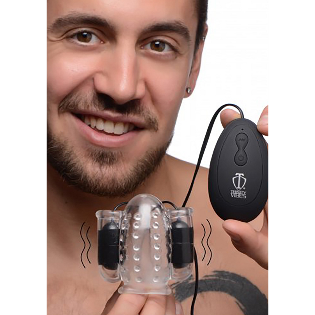 Eichelvibrator Deluxe Dual Durchsichtig 7,6 cm
