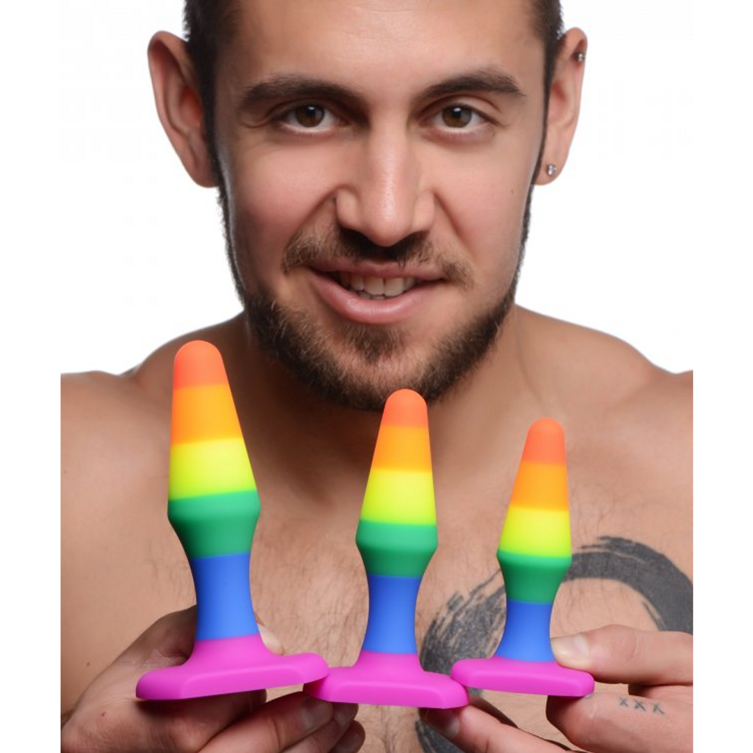 Anal-Set Silikon Multicolor