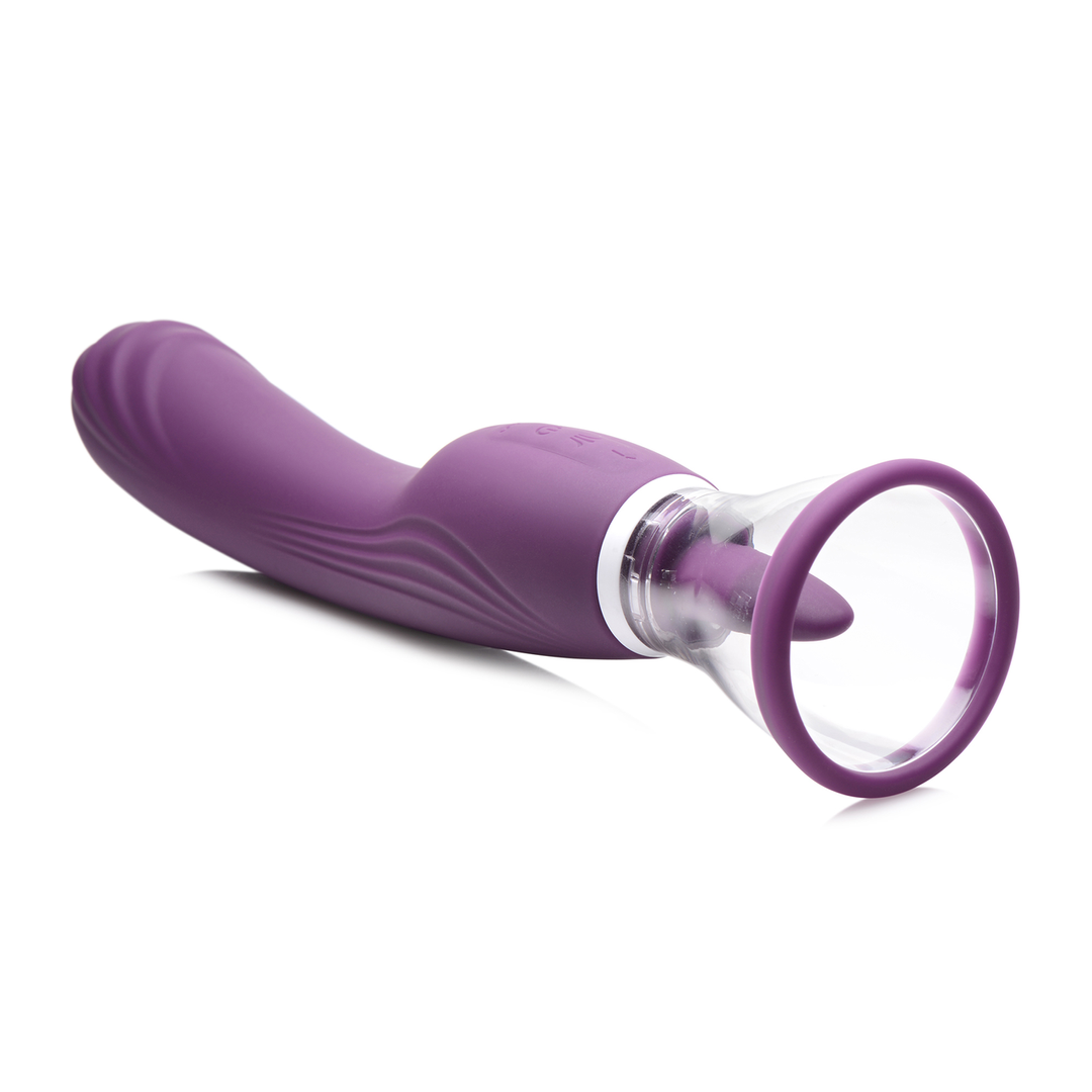 Vibrator Lickgasm leckend und saugend Violett 12,7 cm