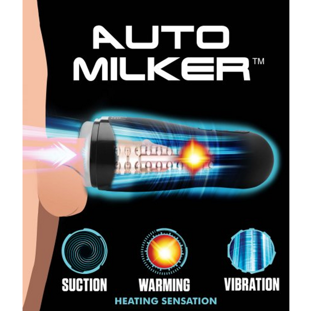 Masturbator Auto Melker saugend Schwarz 26 cm