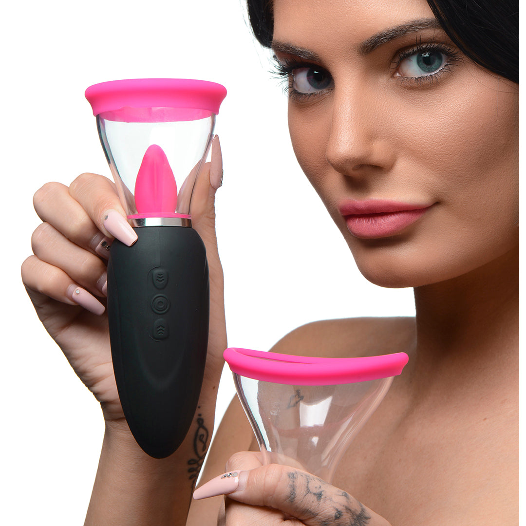 Stimulator Lickgasm Mini leckend und saugend Schwarz