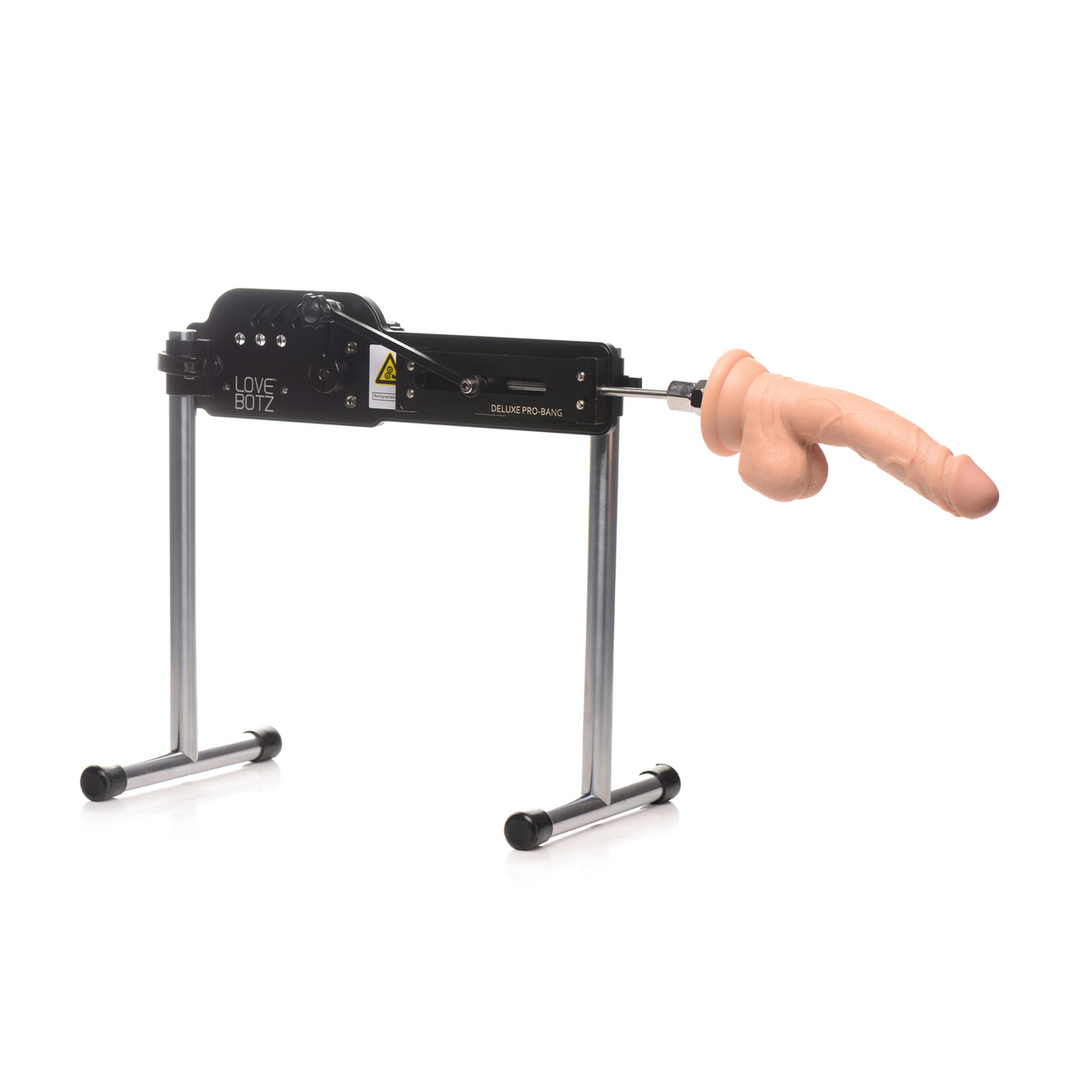 Sexmaschine Pro-Bang Deluxe mit Fernbedienung Schwarz 13,5 cm