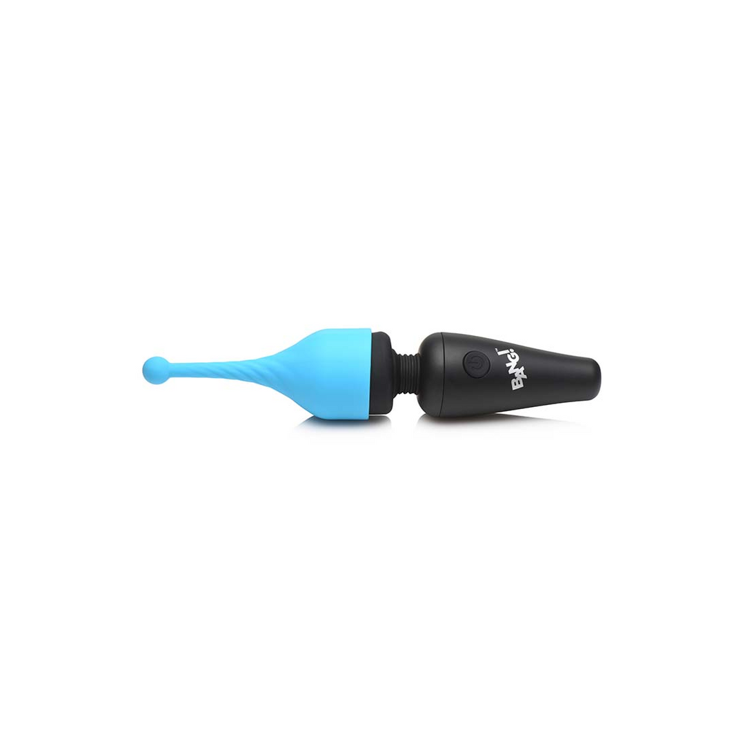 Massagestab Mini mit 3 Aufsätzen Schwarz