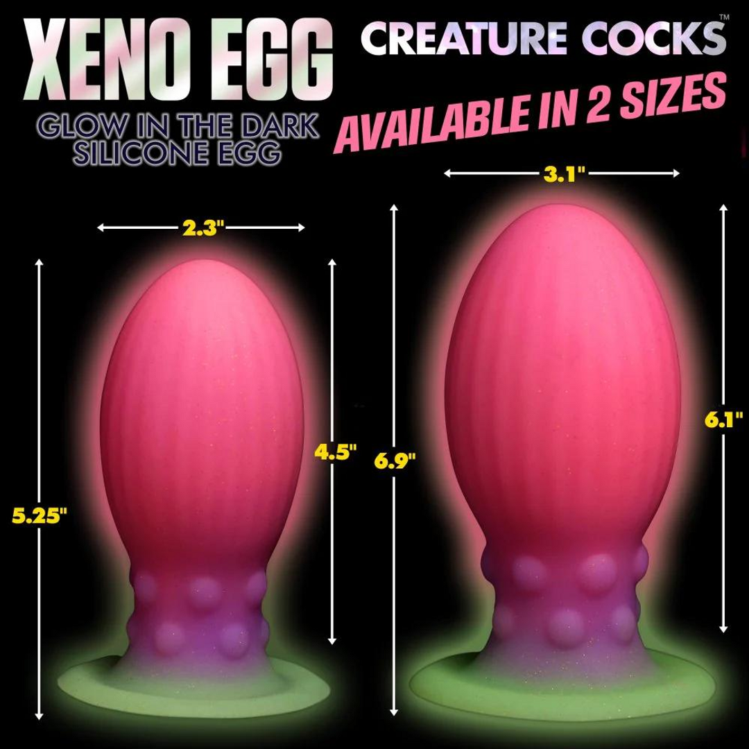 Silikon-Ei Xeno nachtleuchtend Pink