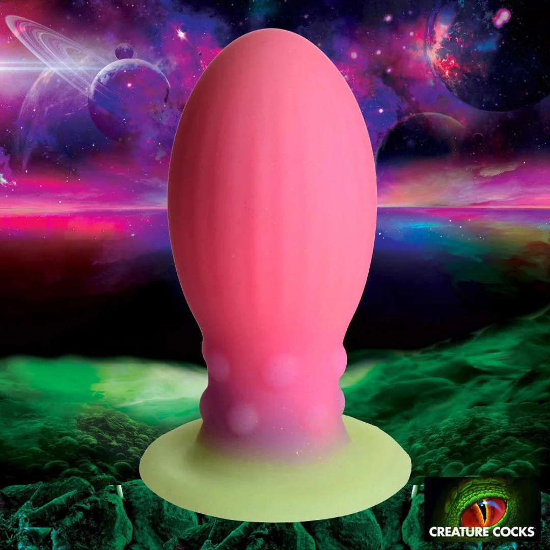 Silikon-Ei Xeno nachtleuchtend Pink