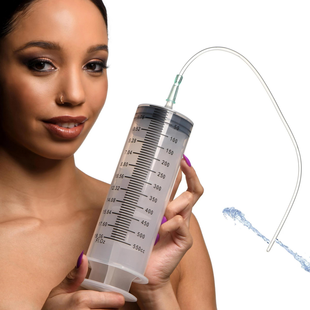 Analdusche Spritze mit Schlauch 550 ml Durchsichtig 41,3 cm
