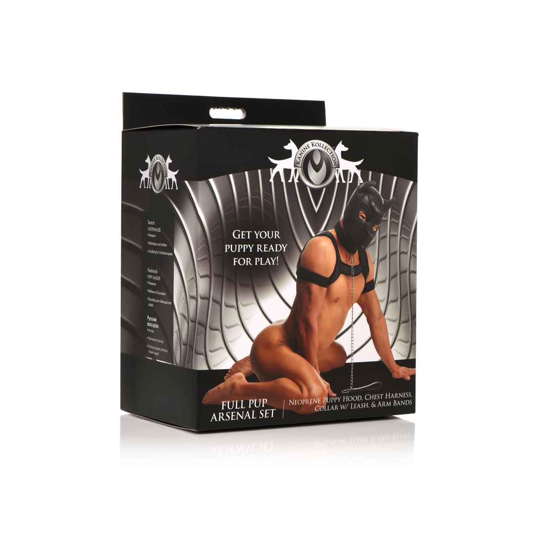 Puppy-Play-Set Arsenal Schwarz Einheitsgröße
