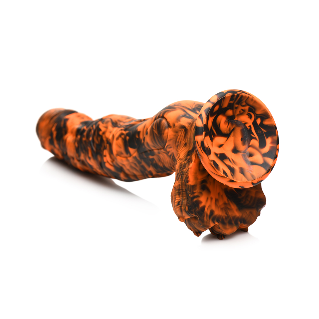 Dildo Sabretooth Silikon Orange 22,3 x Ø 5,8 cm