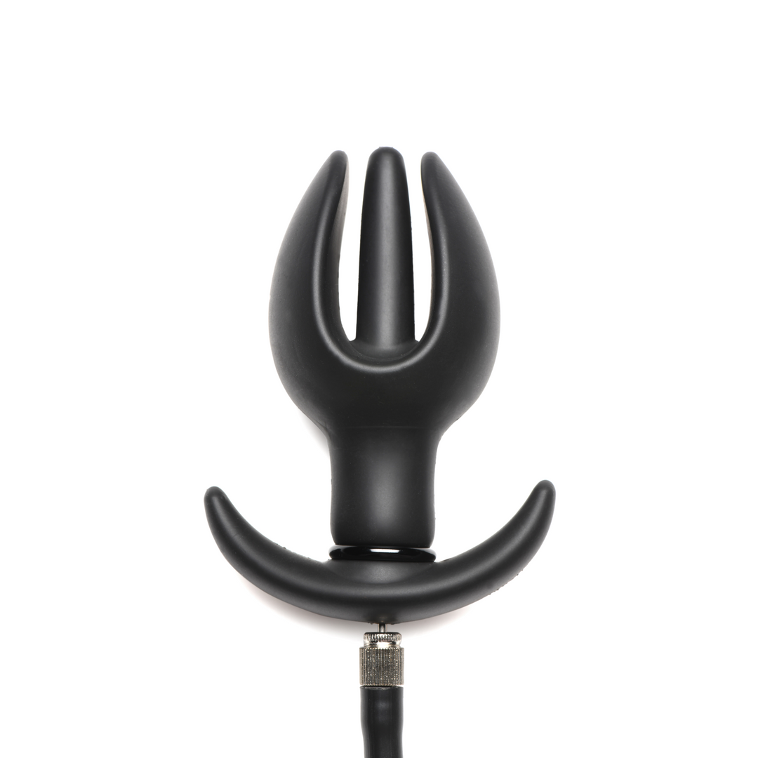 Analplug Bad Buoy Anker aufblasbar Silikon Schwarz 12,7 x Ø 4,6 cm