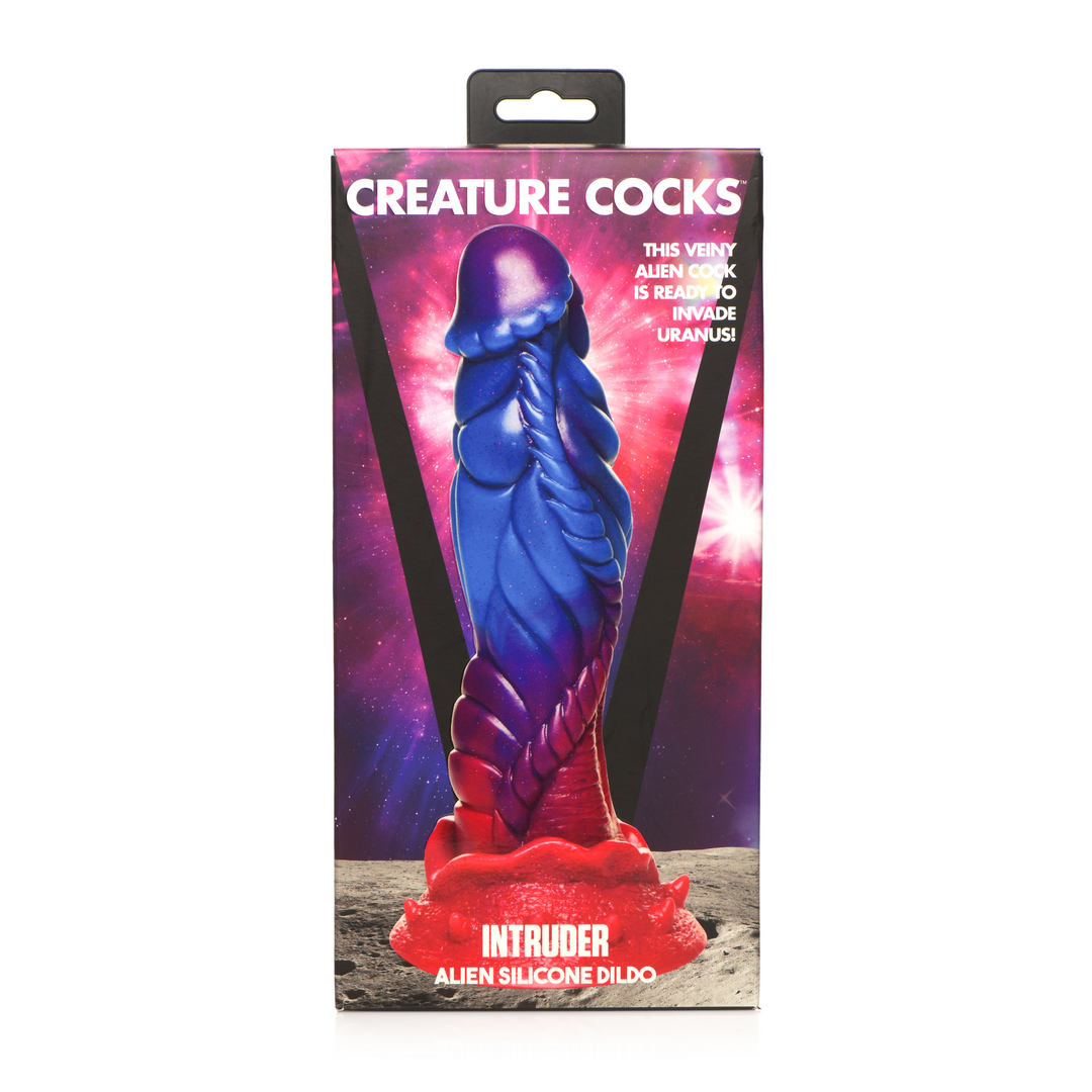 Dildo Eindringling Alien Silikon Violett 19,3 x Ø 10,1 cm
