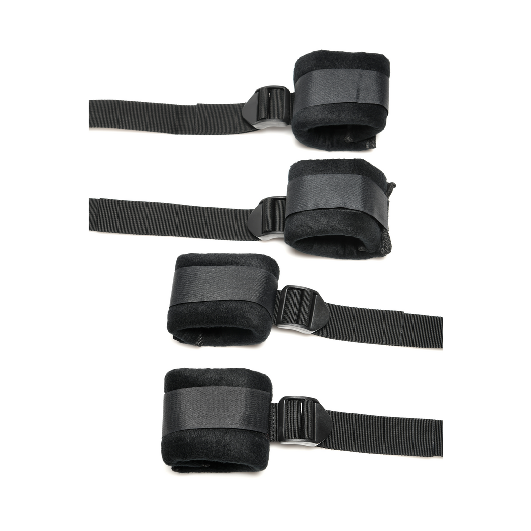 Fesselset für das Bett Schwarz 23 cm