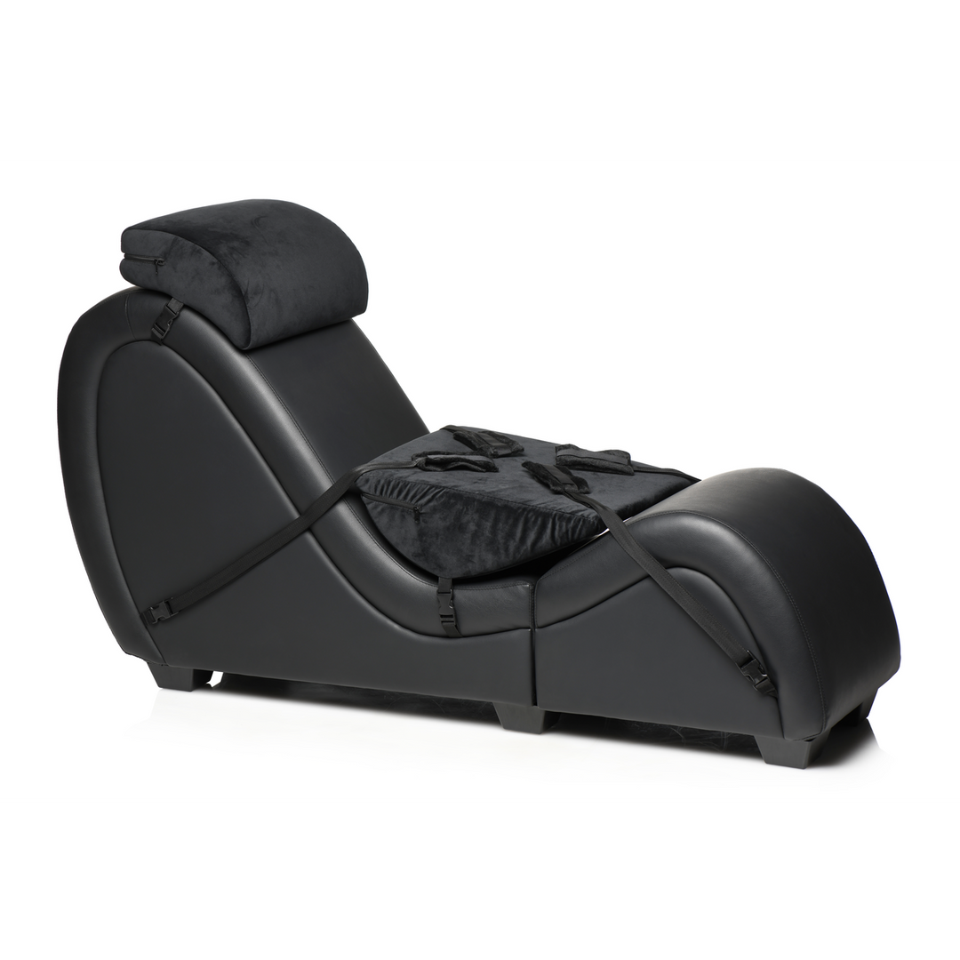 Sex-Chaiselongue Kinky mit Liebeskissen Schwarz