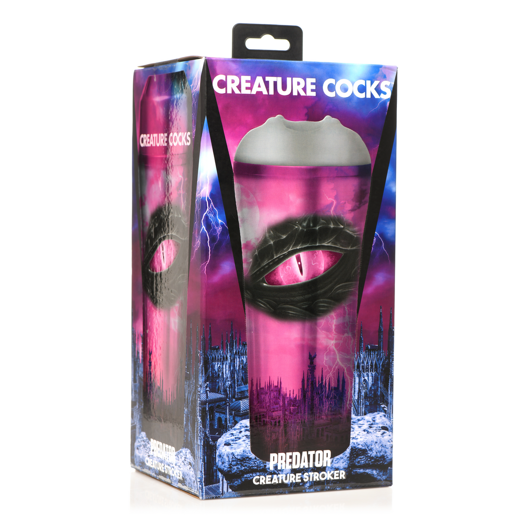 Masturbator Raubtier Kreatur Grau 8 x Ø 9 cm
