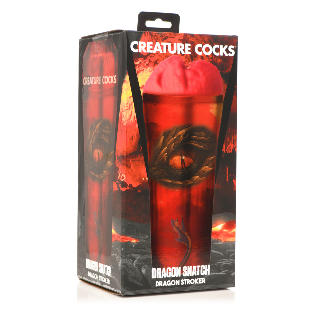 Masturbator Drache Rot 8 x Ø 9 cm