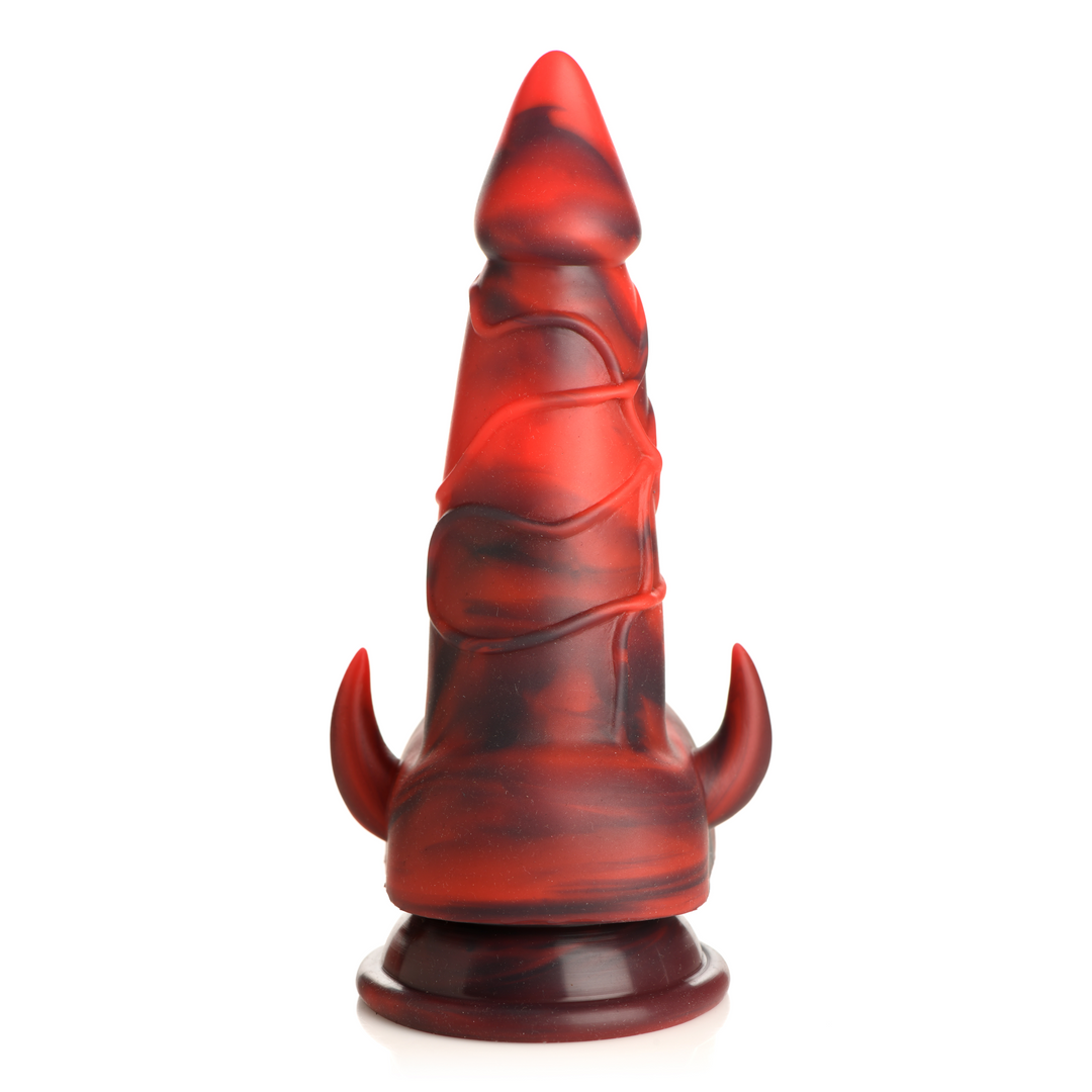 Dildo Horny Devil Dämon Silikon Rot 13,2 x Ø 9,1 cm