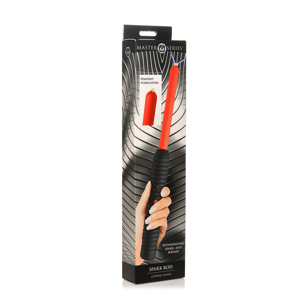 Massagestab Spark Rod Elektro Schwarz/Rot 37,8 cm