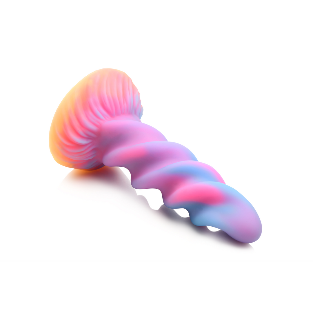 Dildo Moon Rider Einhorn nachtleuchtend Multicolor 17,2 x Ø 10,2 cm