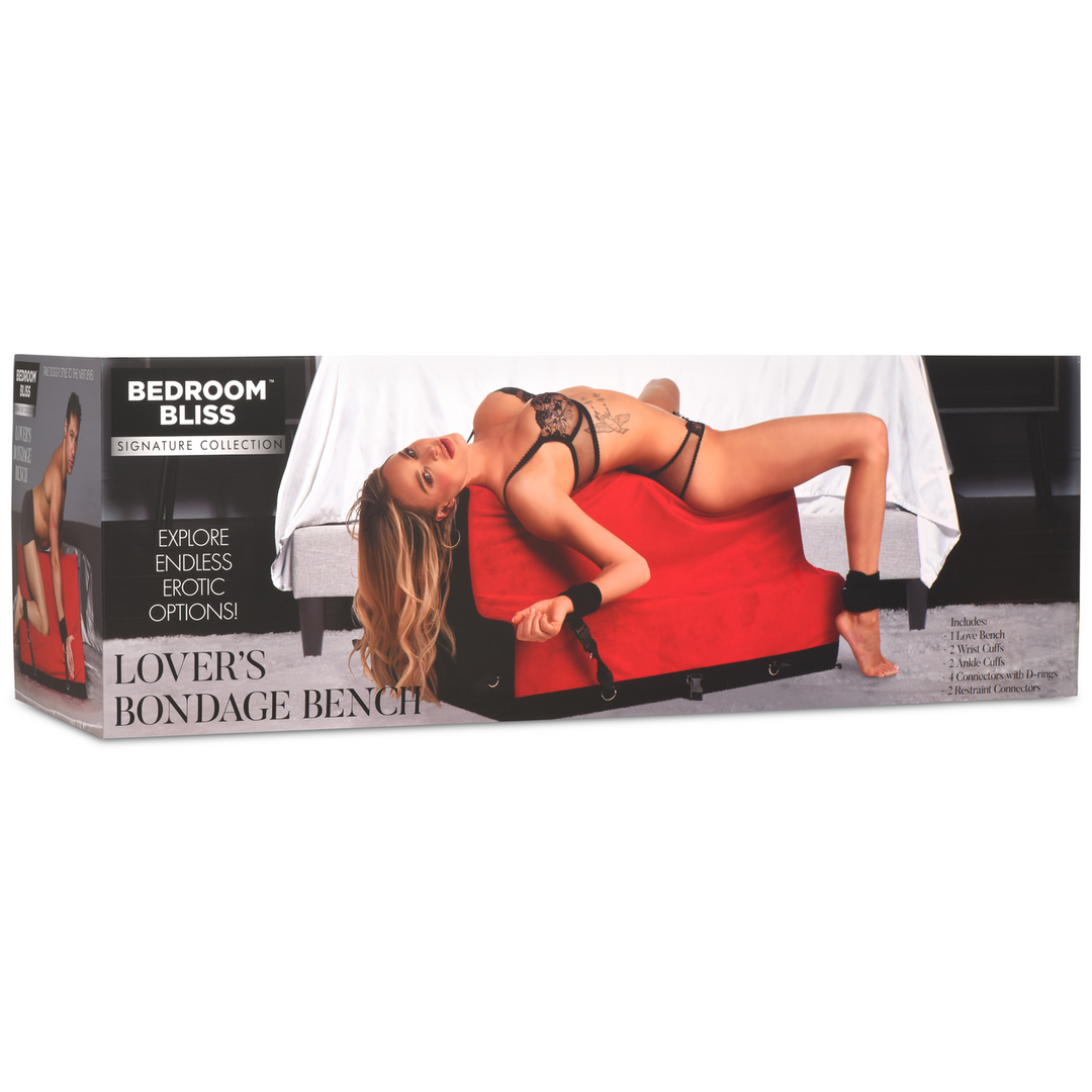 Liebesbank Rot 44,5 x Ø 91,4 cm