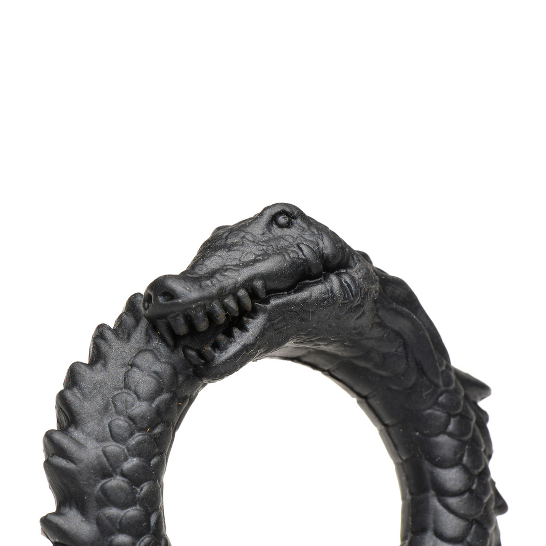 Penisring Kaiman Silikon Schwarz 7,6 cm