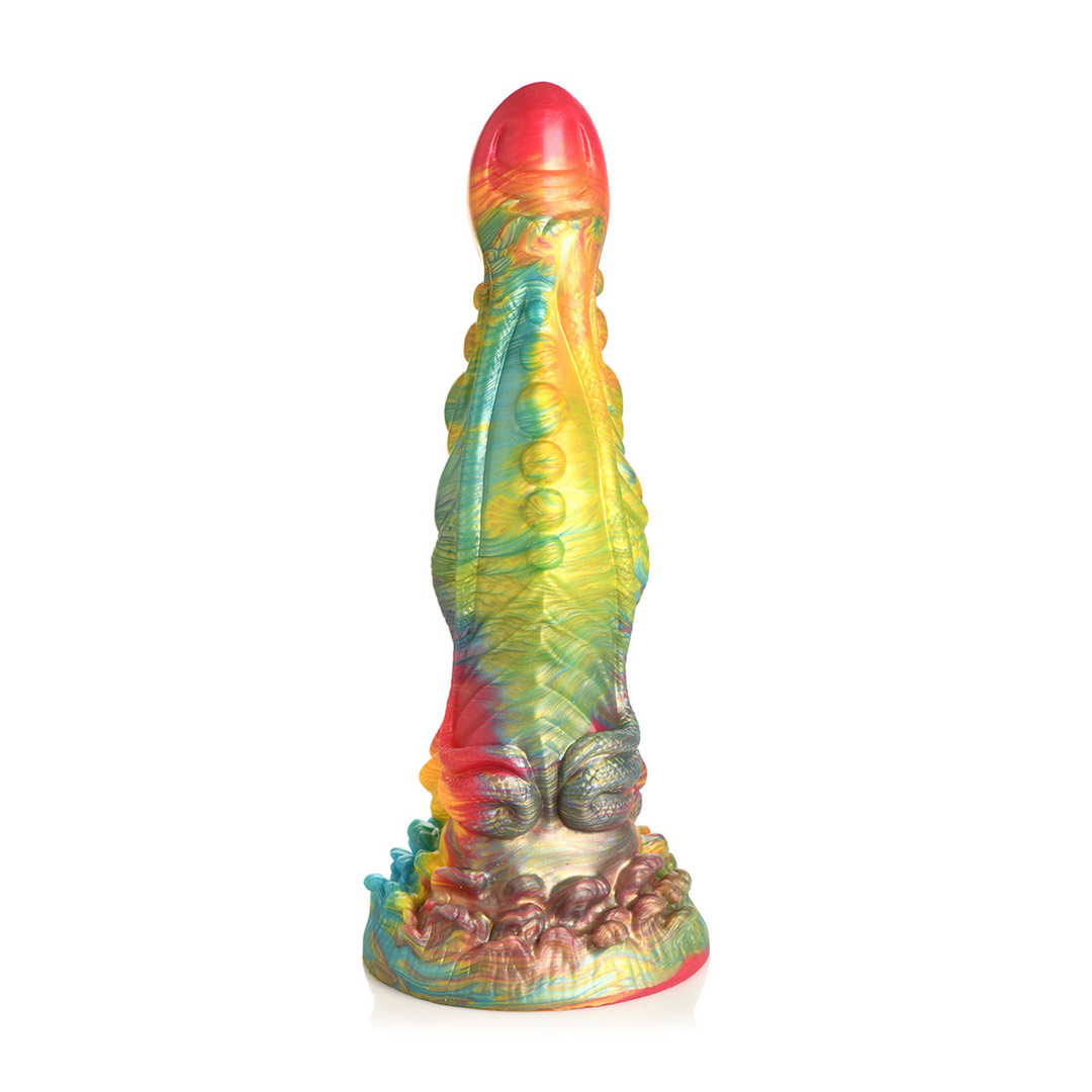 Dildo Majestic Merman Silikon Regenbogen 22,1 cm