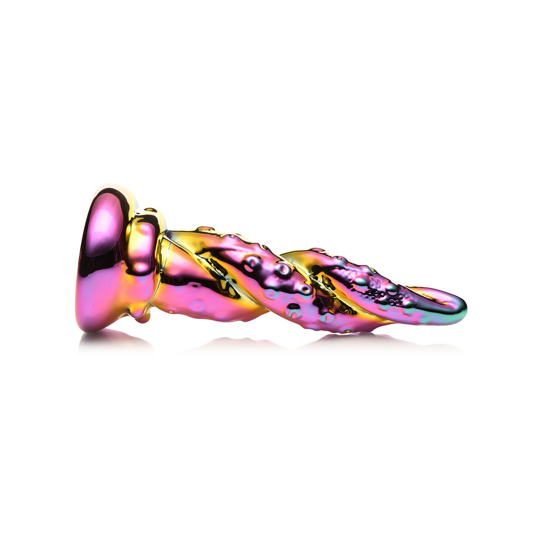 Dildo Zauberin Glas Regenbogen 13,2 cm