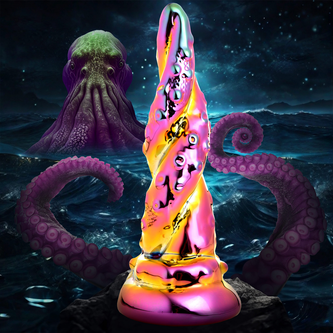 Dildo Zauberin Glas Regenbogen 13,2 cm