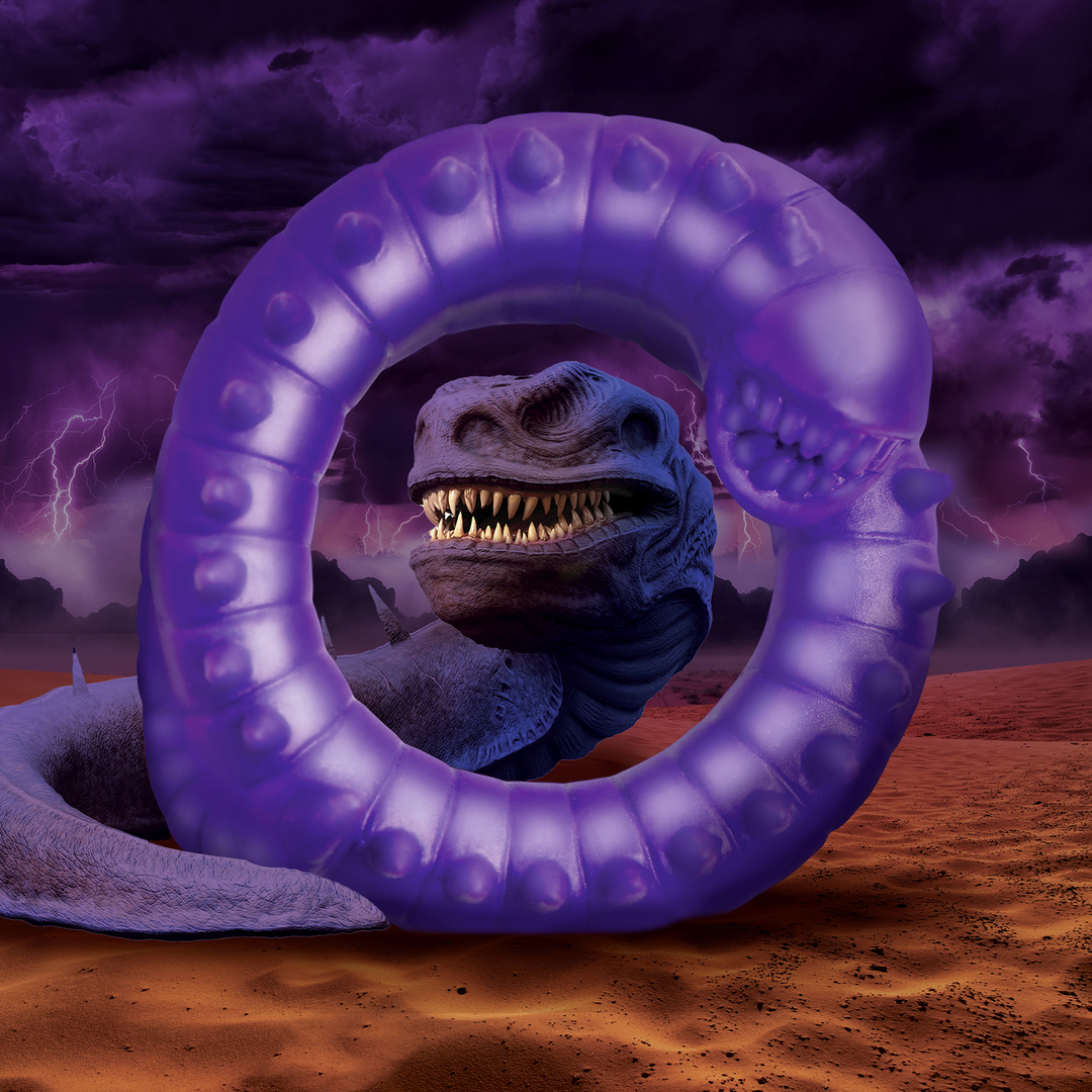Penisring Slitherine Silikon Violett 7,5 cm