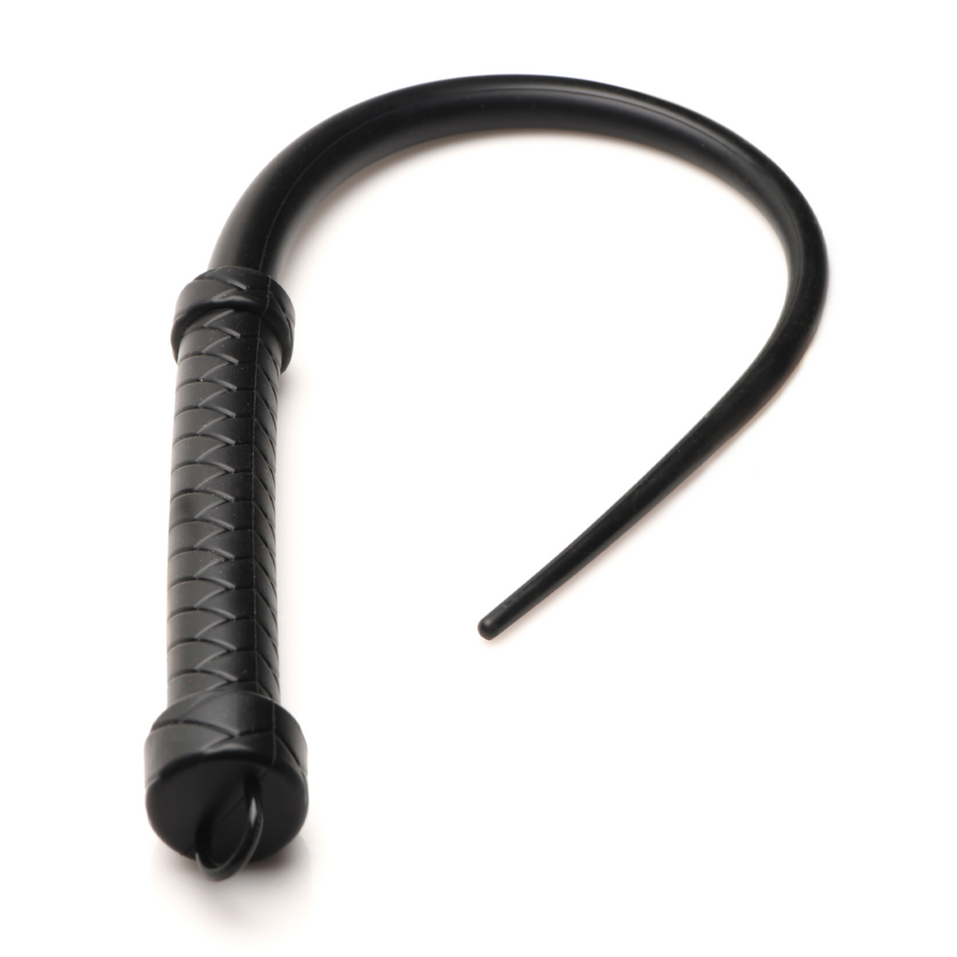 Peitsche Viper Tail Silikon Schwarz