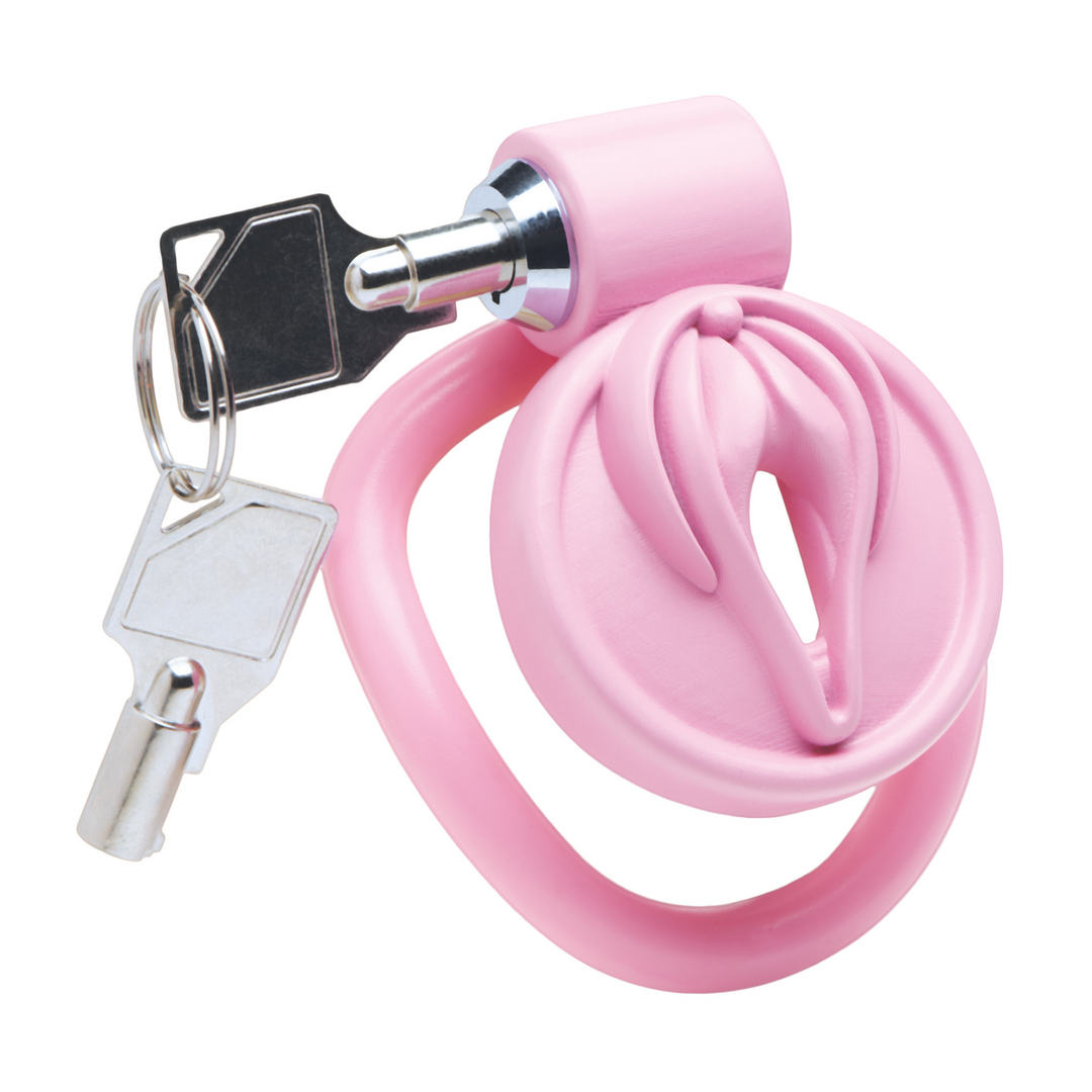 Peniskäfig Vulva-Optik Pink 6,4 cm