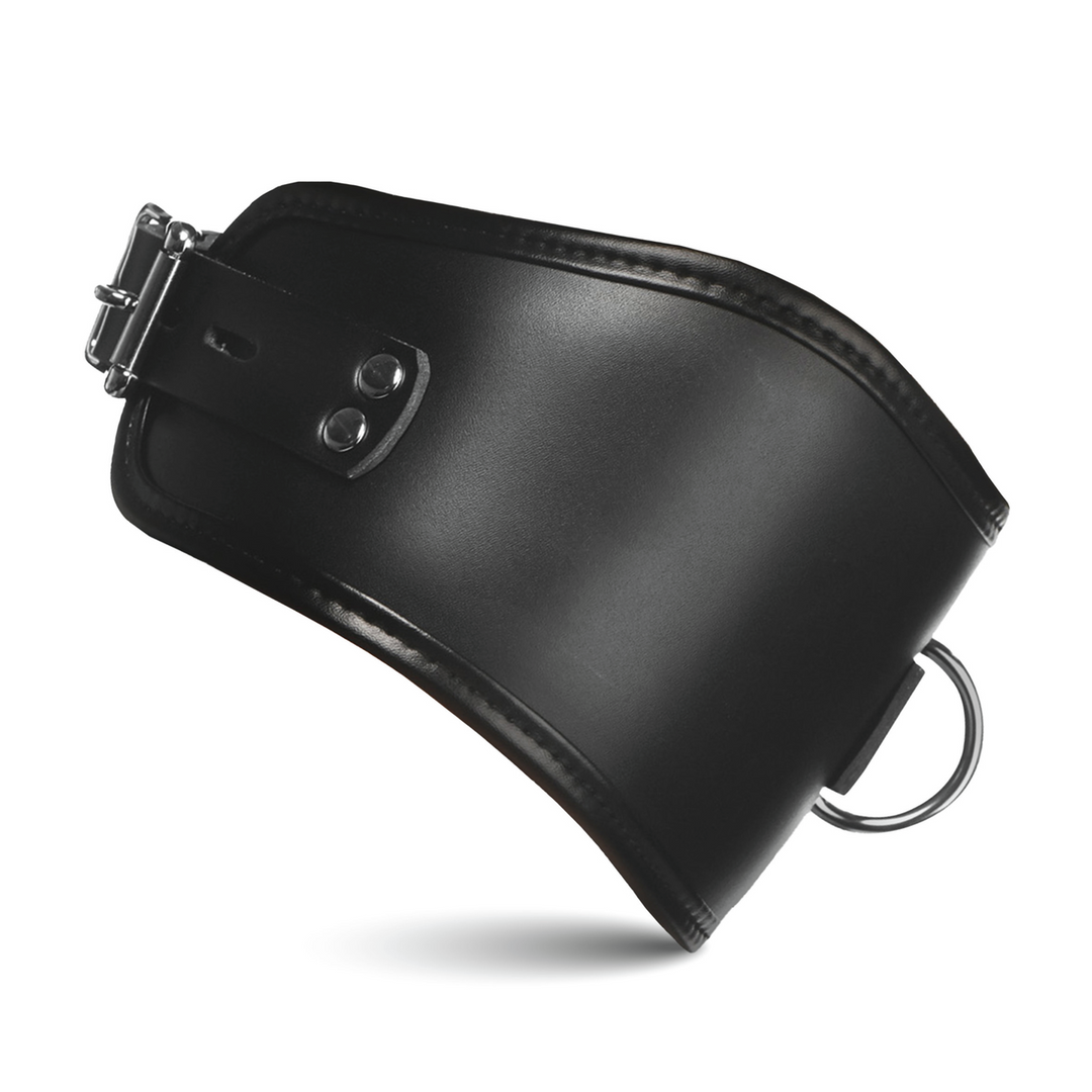 Halsband Hard Stance gepolstert abschließbar Schwarz 60,3 cm