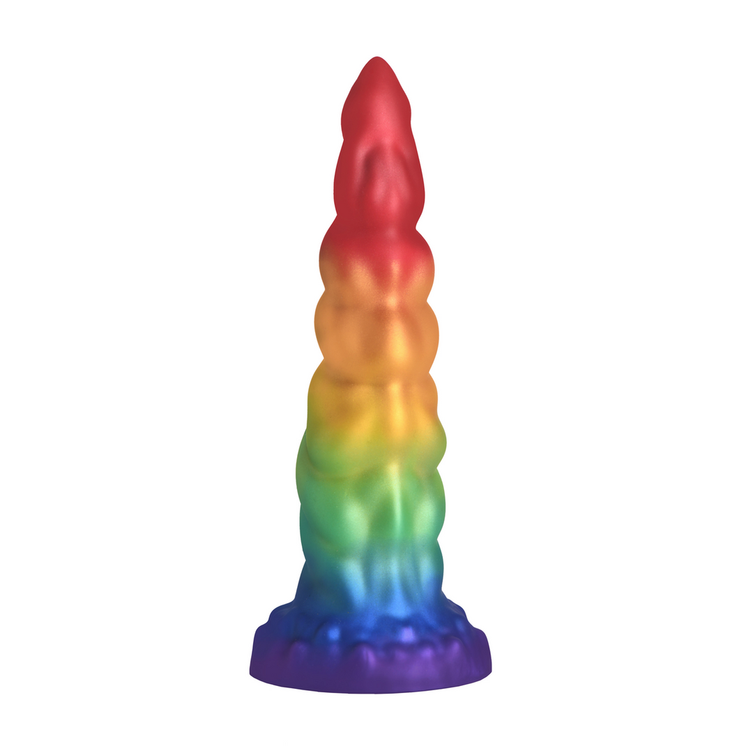 Dildo Magic Rider Einhorn Silikon Regenbogen 16 x Ø 4,3 cm