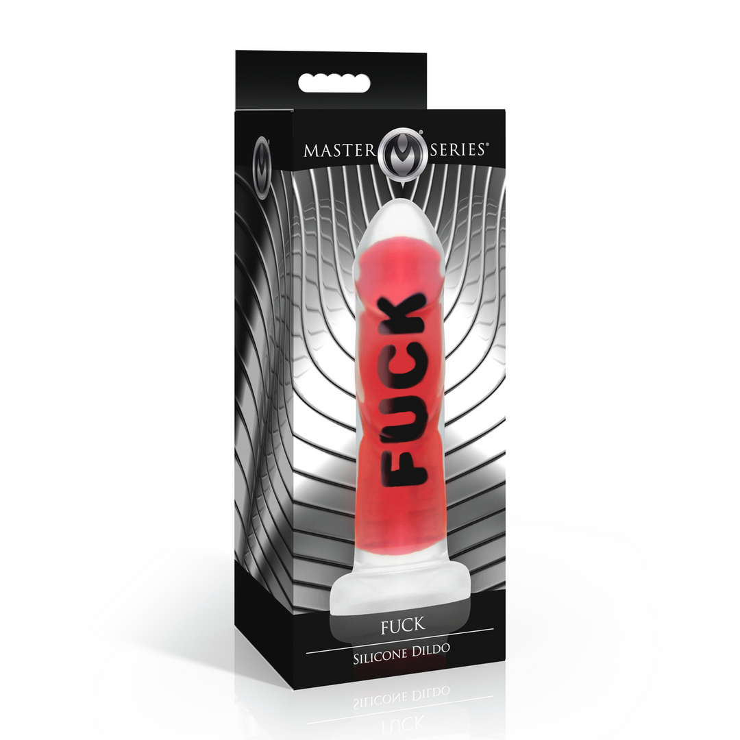 Dildo Fuck Silikon Schwarz/Rot 17,3 x Ø 4,6 cm