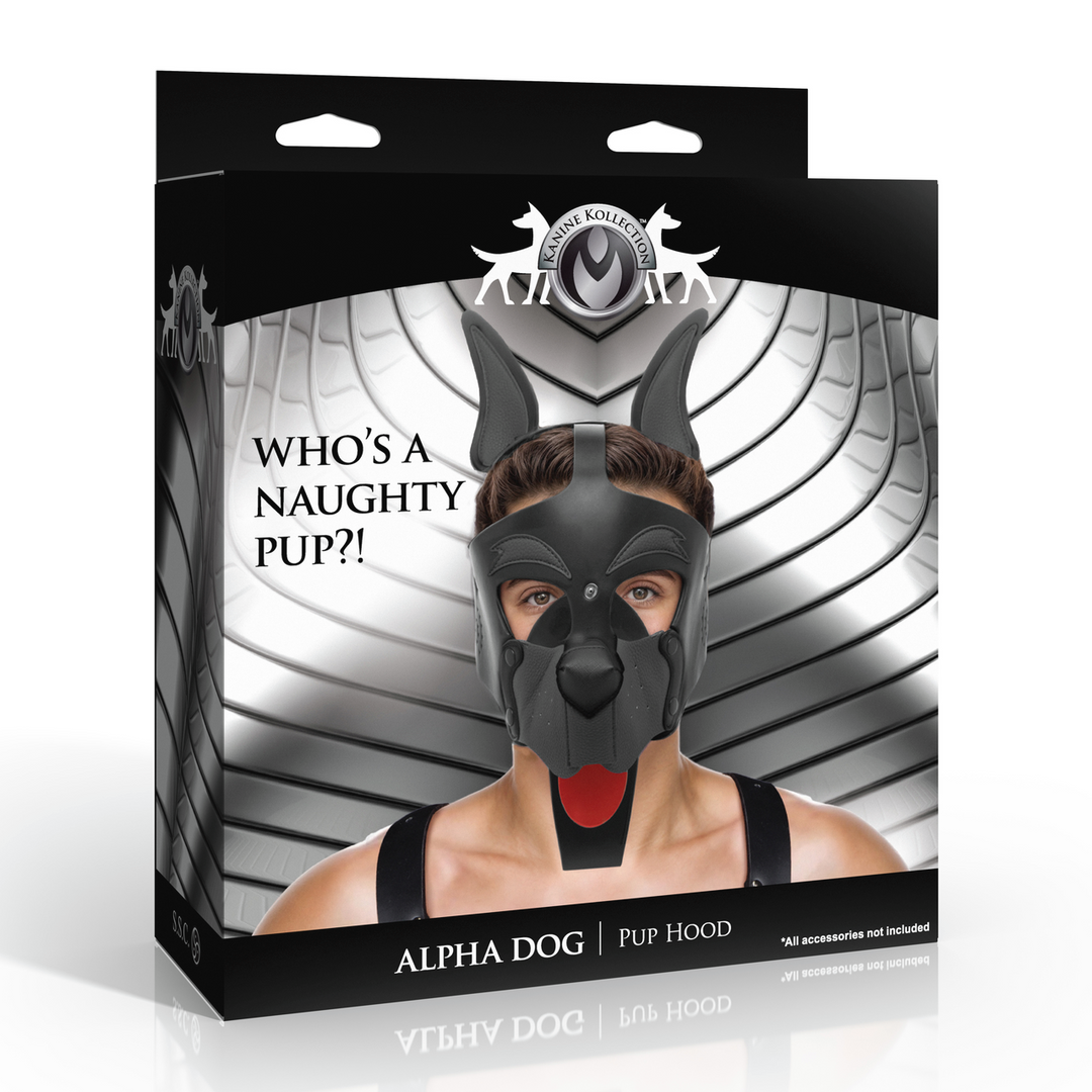 Puppy-Haube Alpha Dog Schwarz