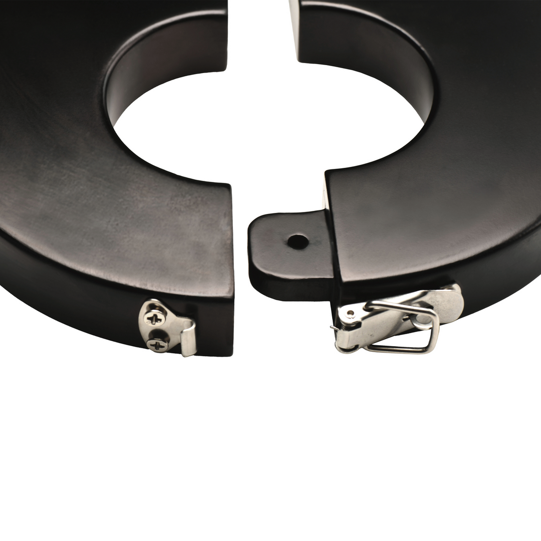 Hand- und Fußfesseln Trapped Schwarz 61 cm