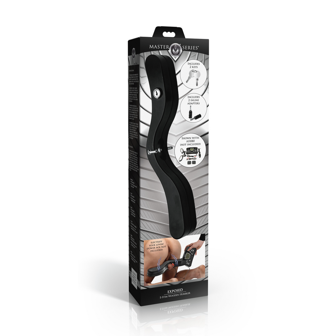 Humbler Exposed E-Stim Holz Schwarz 38,6 cm