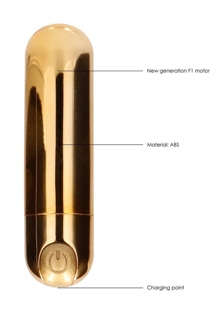 Vibrator Be Good Tonight Bullet 10 Stufen Gold 7,7 x Ø 2 cm – Ansicht 6