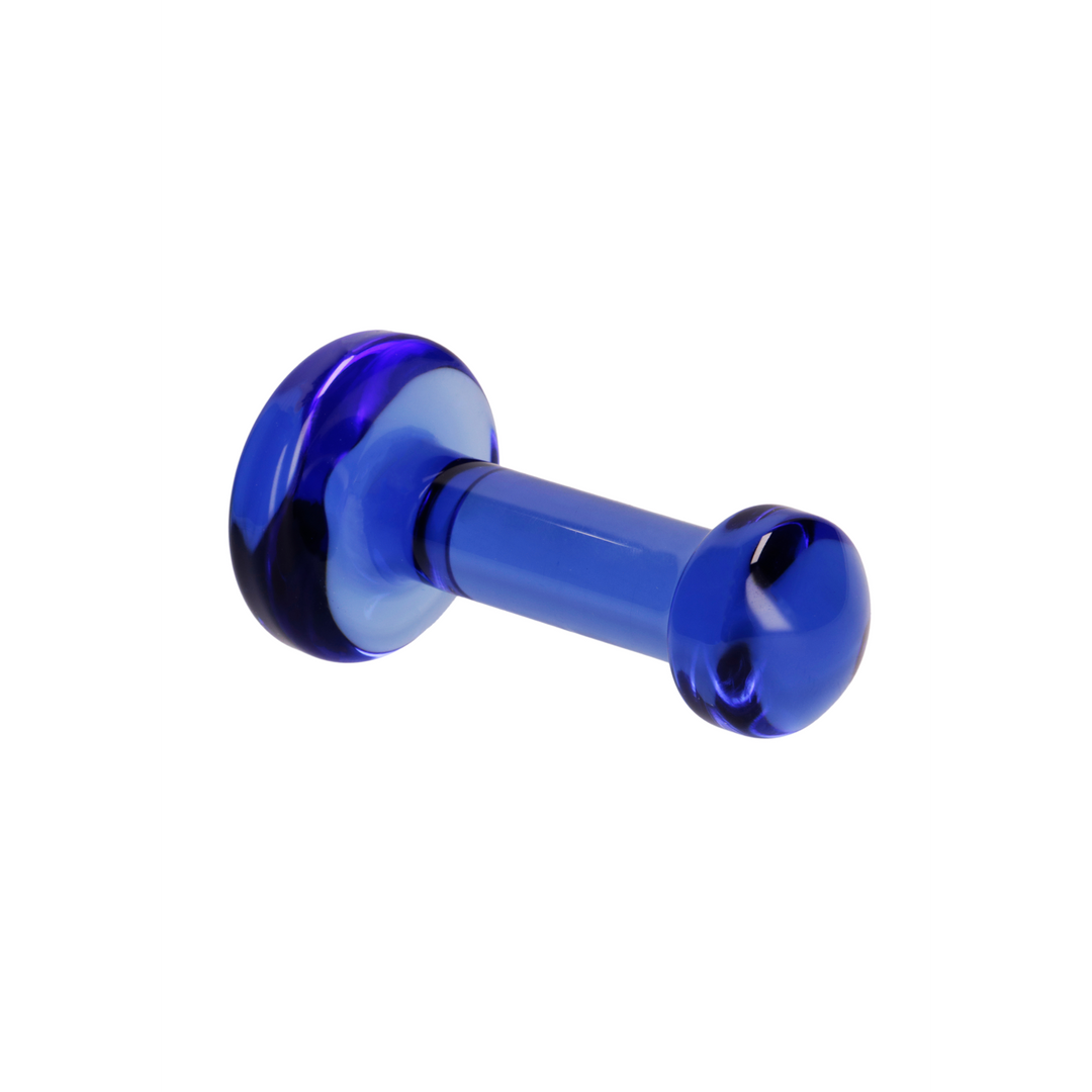 Massagestab Glas Blau 8,5 x Ø 3,3 cm