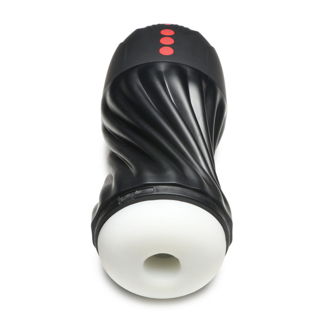 Masturbator saugend und vibrierend Schwarz 14 x Ø 9,1 cm