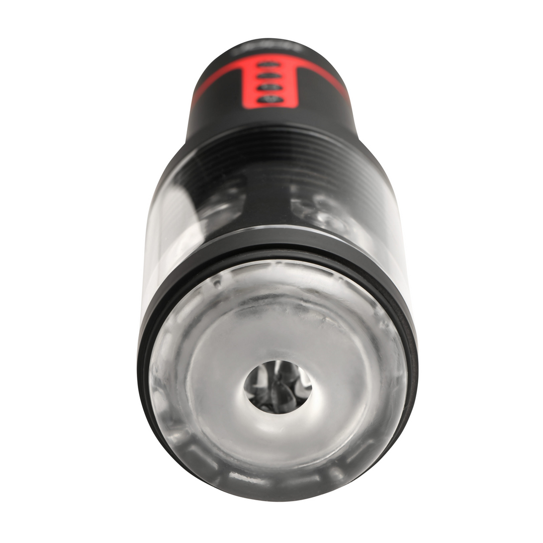 Masturbator Auto Spin rotierend und stoßend Schwarz/Rot 13 x Ø 8,1 cm