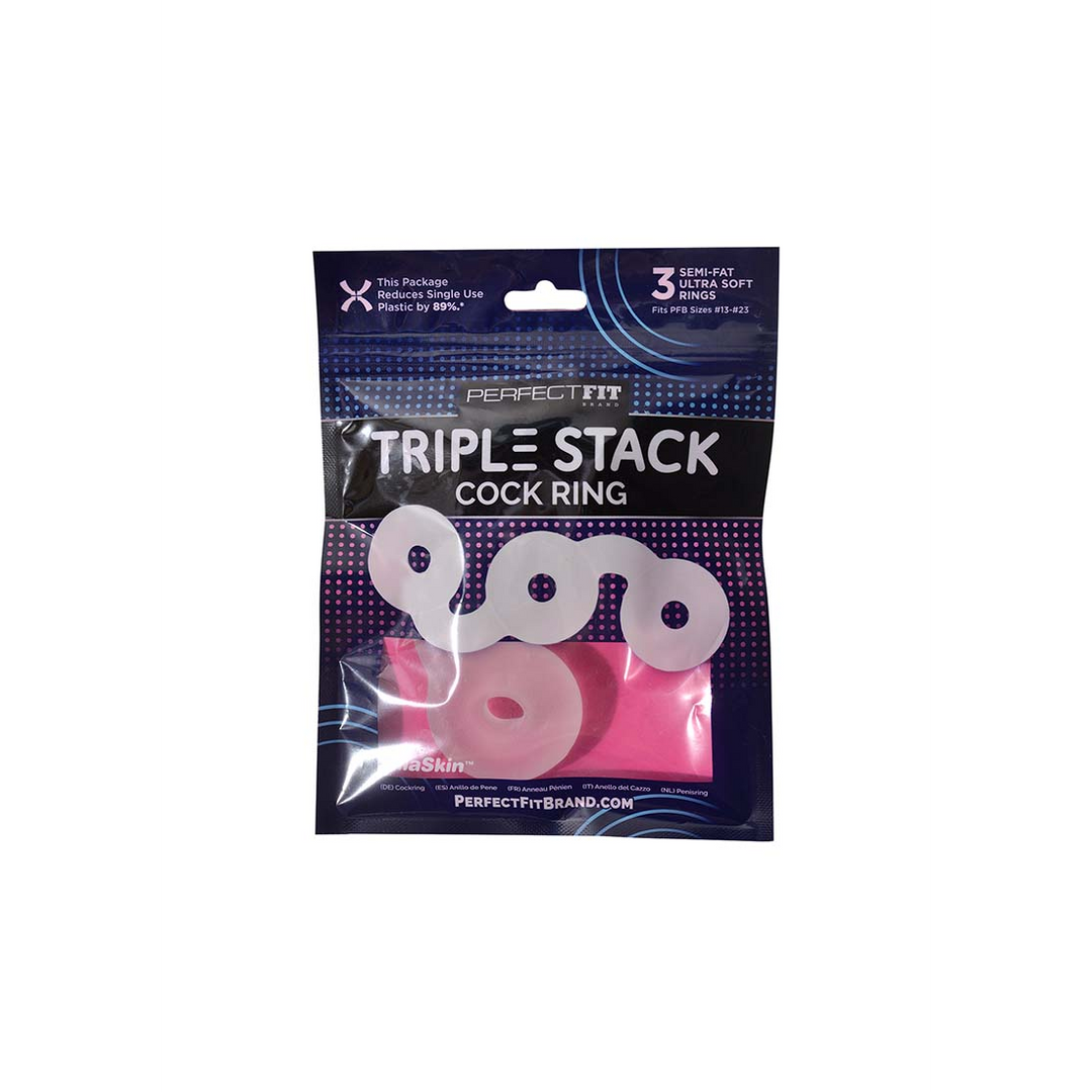Penisringe Donut 3er-Set Weiß
