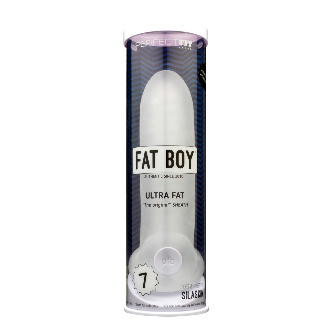 Dildo Fat Boy Original Ultra Fat Durchsichtig 17 x Ø 15,7 cm