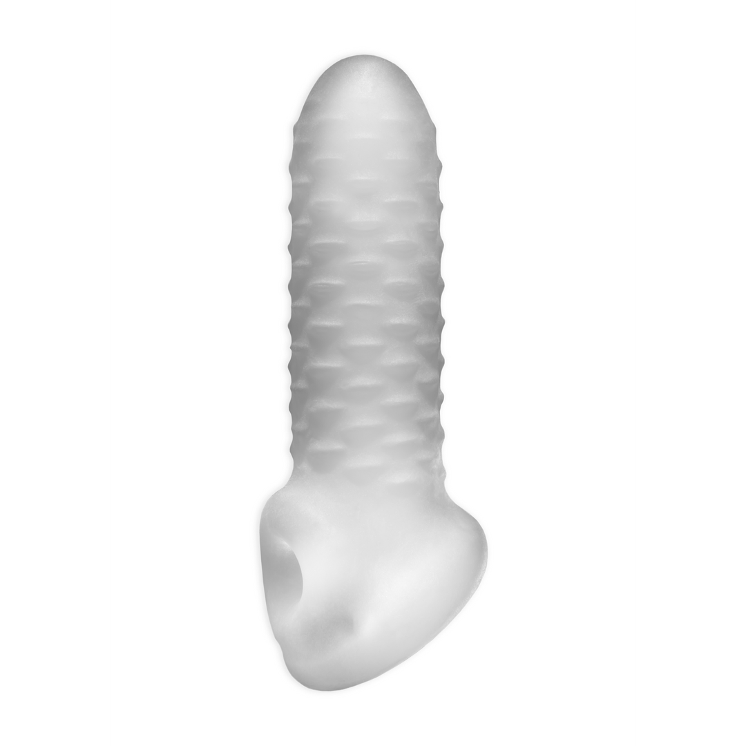 Dildo Fat Boy Checker Box Penishülle Durchsichtig 12 x Ø 12,5 cm