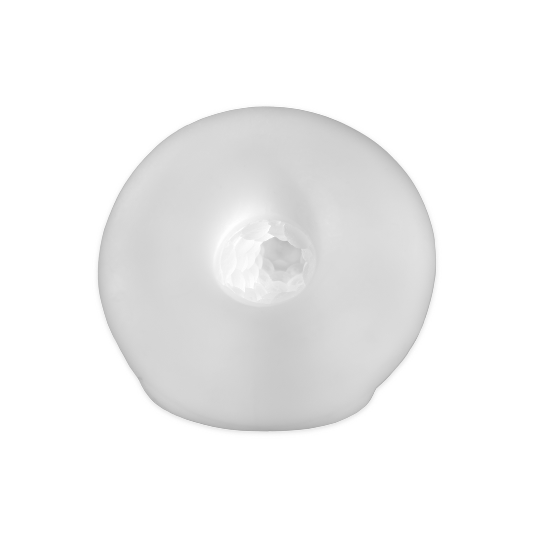 Dildo Fat Boy Penishülle mit Mikro-Rippen Durchsichtig 14 x Ø 12,5 cm