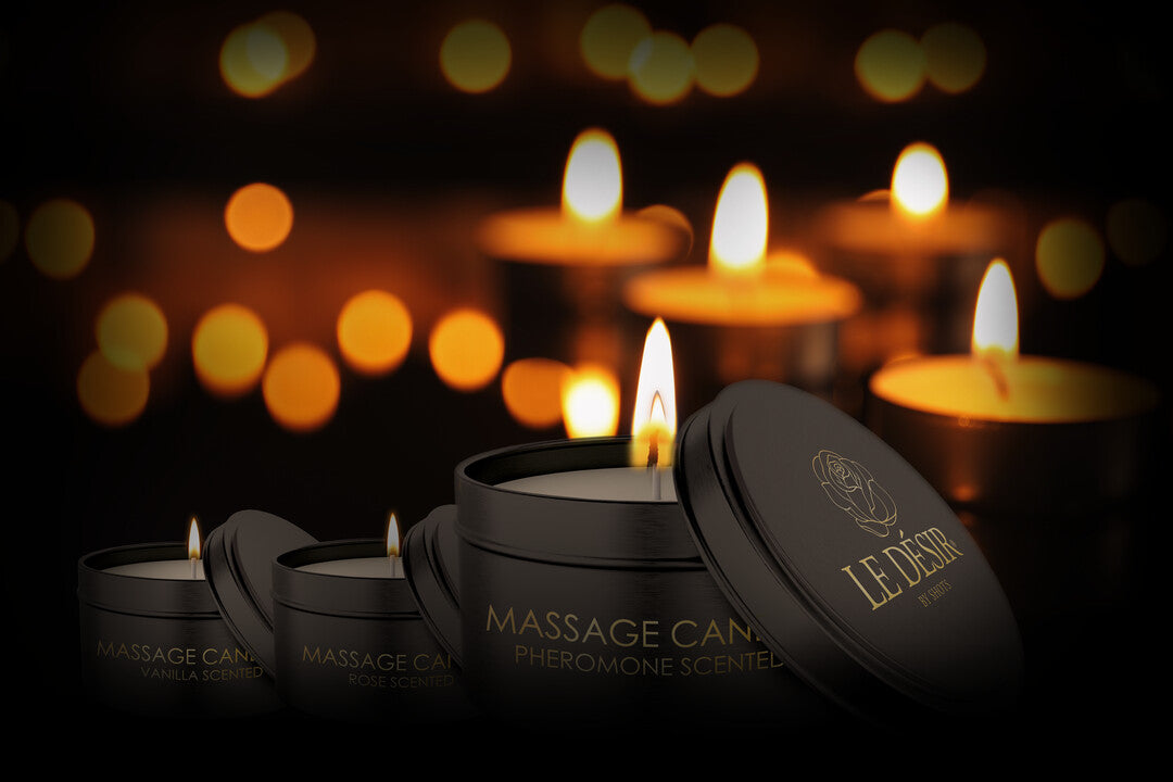 Massagekerze Le Désir mit Pheromonduft 100 g – Ansicht 4
