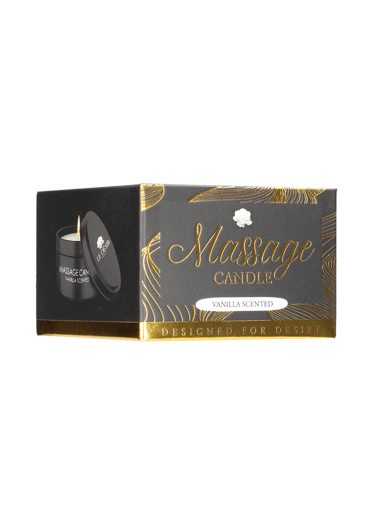 Massagekerze Le Désir mit Vanilleduft 100 g – Ansicht 2