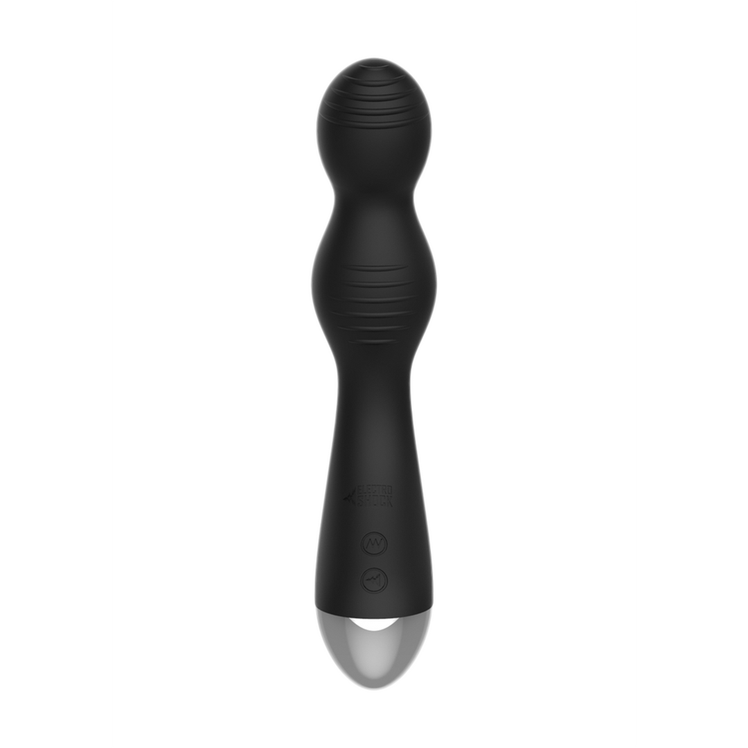 Vibrator E-Stimulation für G-Punkt und P-Punkt Schwarz 12,5 x Ø 3 cm